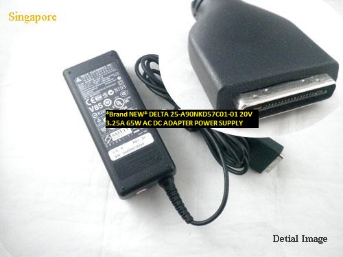 *Brand NEW* AC DC ADAPTER DELTA 20V 3.25A 25-A90NKD57C01-01 65W POWER SUPPLY